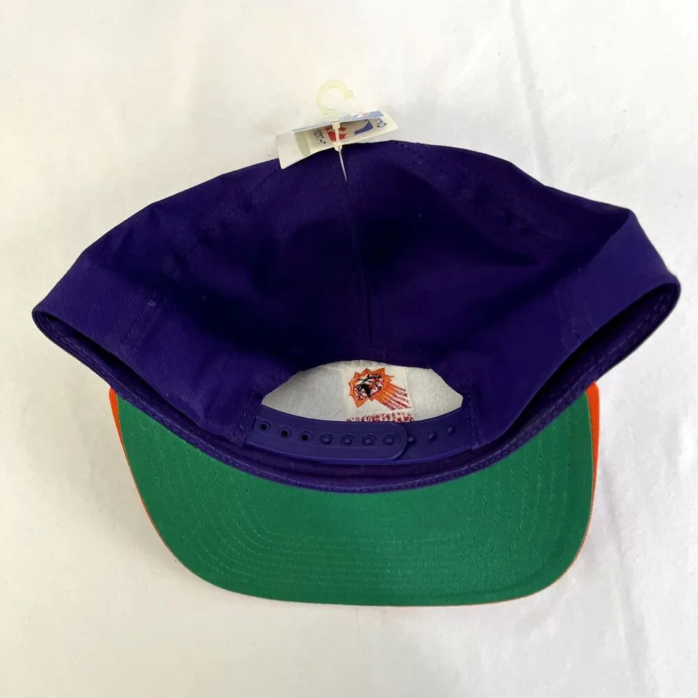 New Vintage Deadstock Phoenix Suns Twins Enterprise SnapBack Hat Cap One Sz NWT